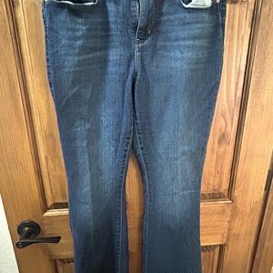Signature by Levi Strauss Dark Blue Flare Jeans
